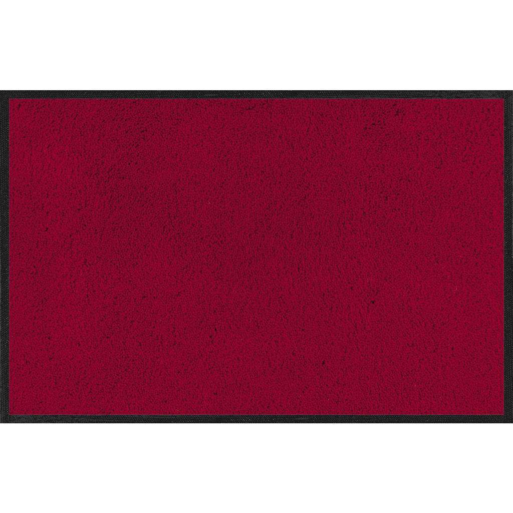FUßMATTE 120/180 cm Uni Bordeaux