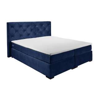 BOXSPRINGBETT Velours, Mikrofaser 180/200 cm INKL. Topper