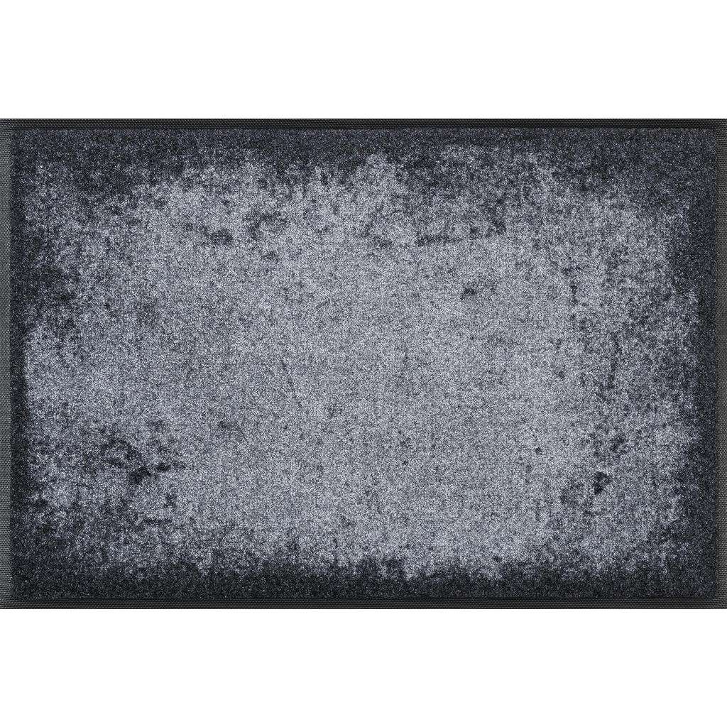 FUßMATTE 50/75 cm Graphik Grau