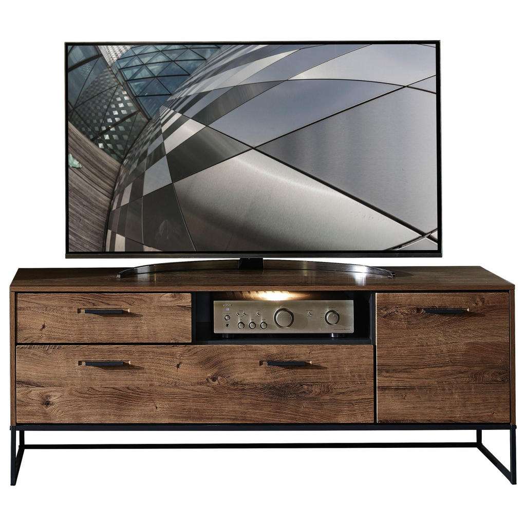 TV-ELEMENT Graphitfarben, Eichefarben