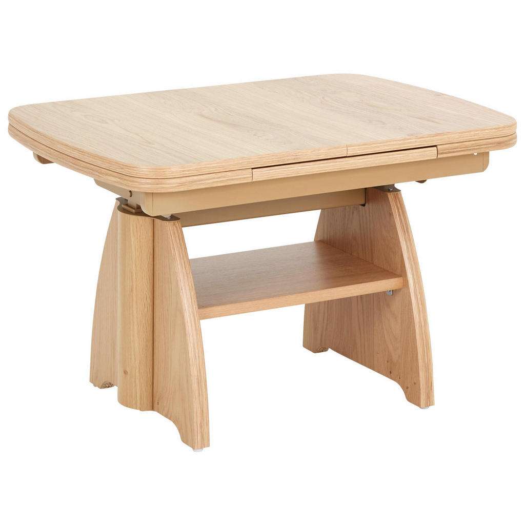 COUCHTISCH Wildeiche furniert Eichefarben