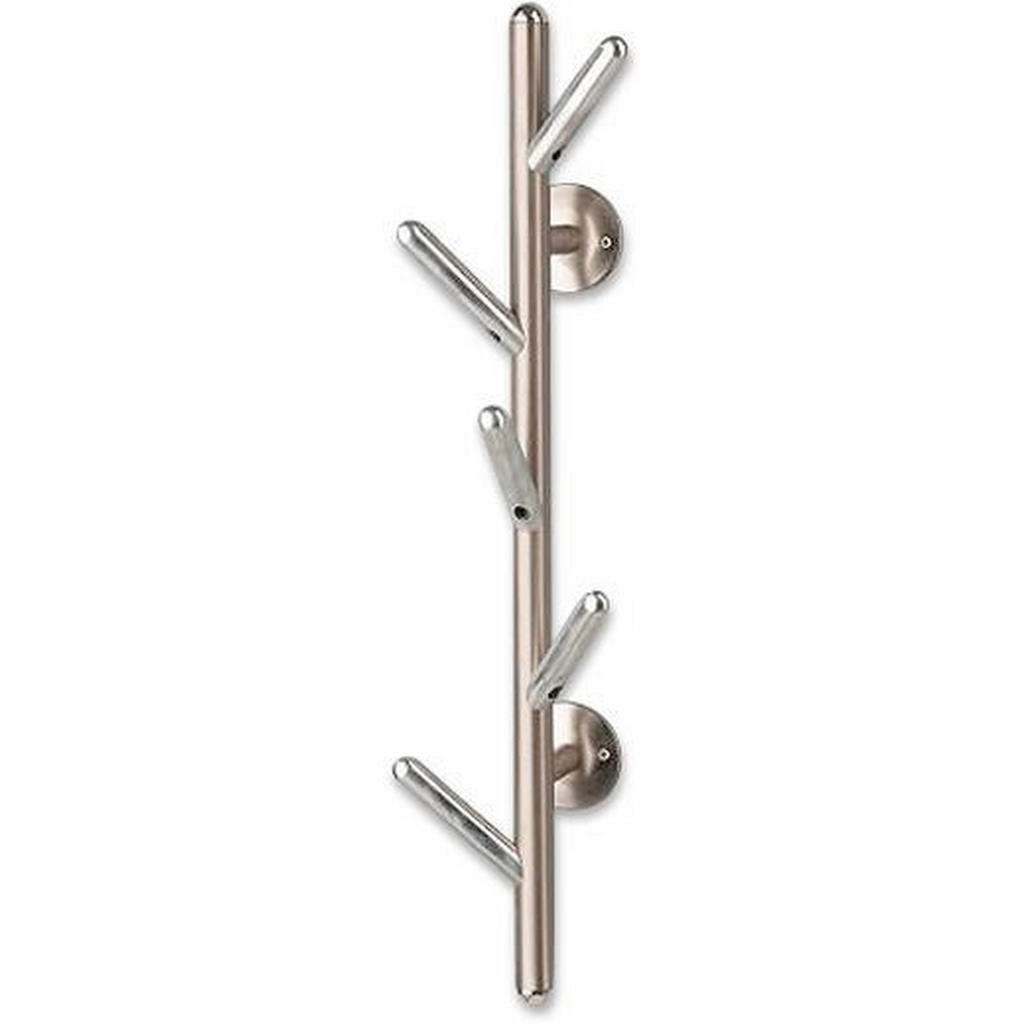 WANDGARDEROBE Alufarben, Edelstahlfarben