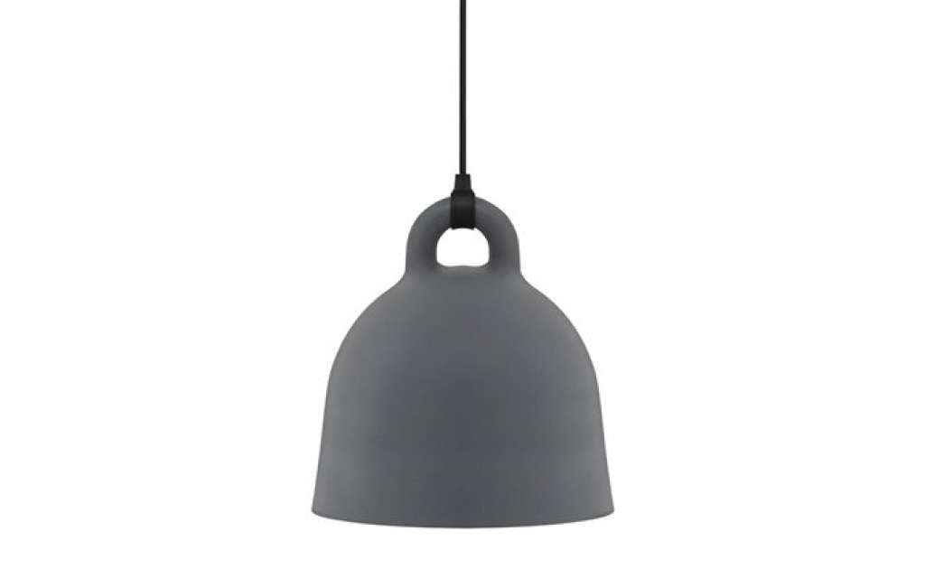 Normann Copenhagen - Bell Leuchte - L - grau - indoor