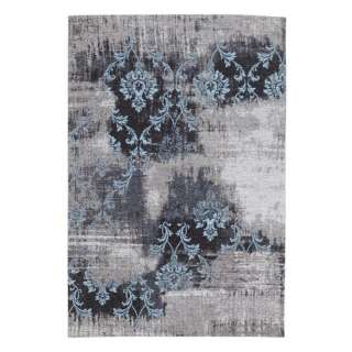 VINTAGE-TEPPICH 145/200 cm Blau, Grau