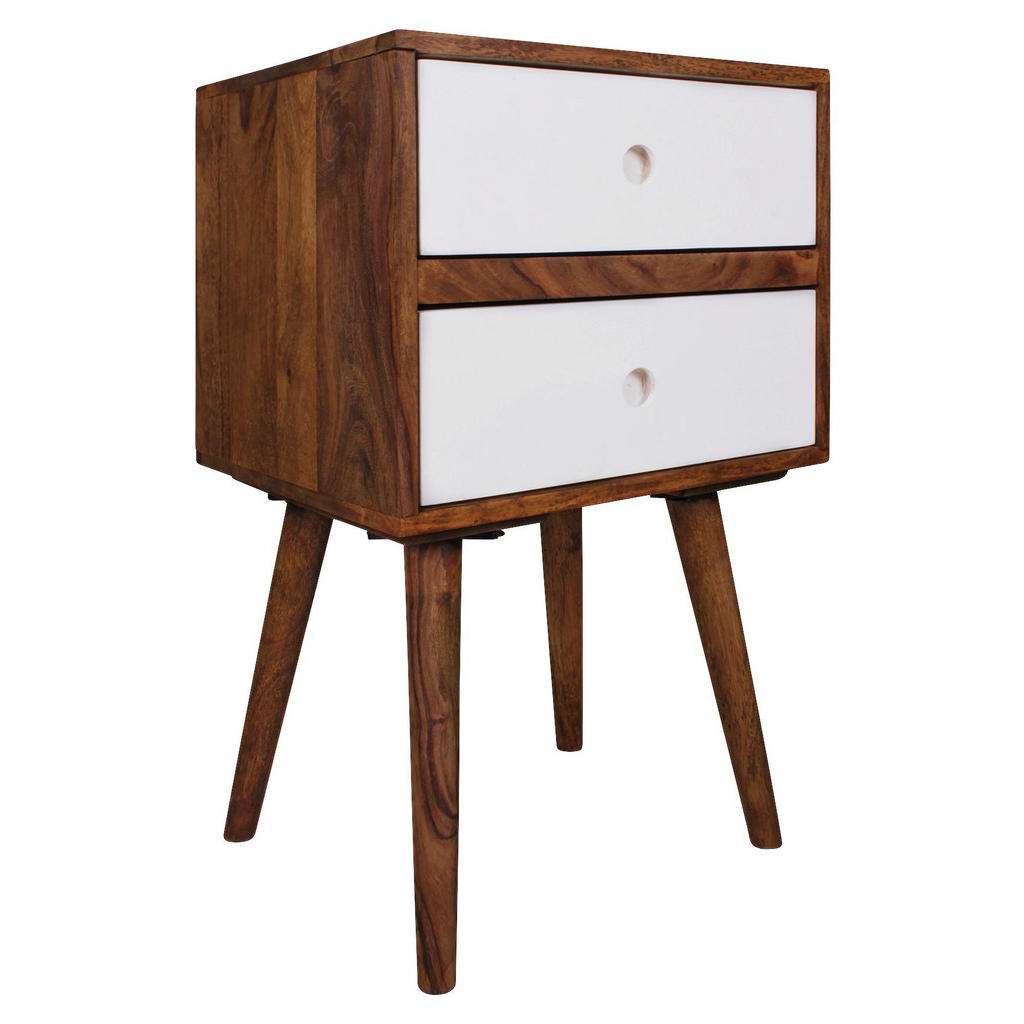 NACHTKÄSTCHEN Sheeshamfarben 40/67/35 cm