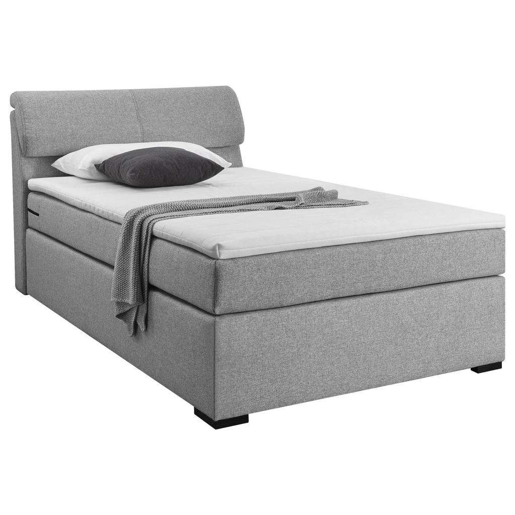 BOXSPRINGBETT Webstoff 120/200 cm INKL. Matratze, Bettkasten, Topper