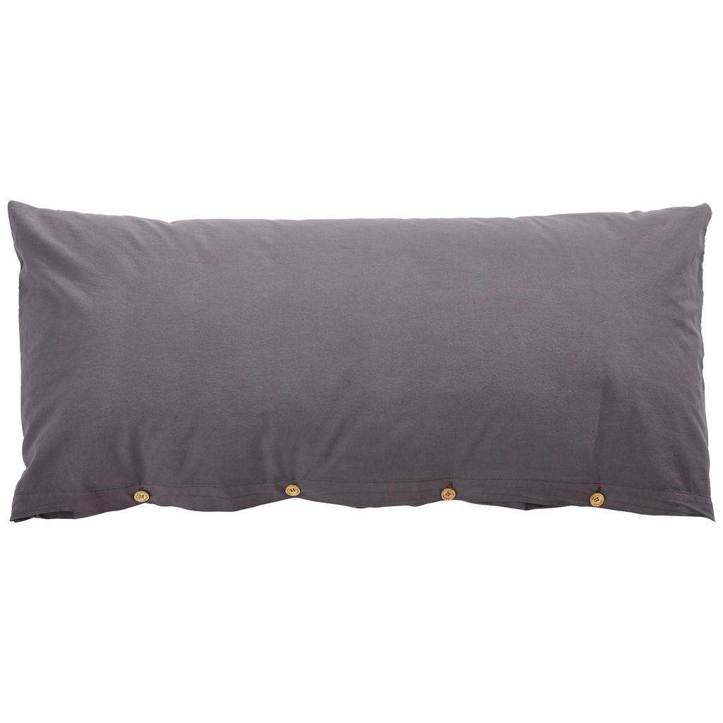 KISSENHÜLLE Anthrazit 40/80 cm