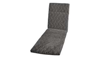 Auflage  Triest Alu ¦ grau ¦ 100% Polyester  ¦ Maße (cm): B: 60 H: 4 Garten > Auflagen & Kissen > Gartenliegen-Auflagen - Höffner