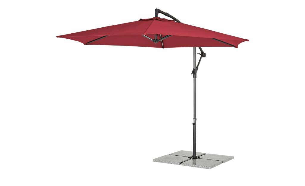 Ampelschirm   Capri Basic ¦ rotØ: [300.0] Garten > Sonnenschutz > Ampelschirme - Höffner
