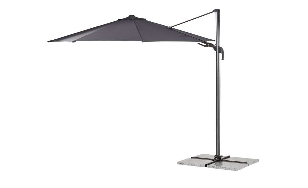 Ampelschirm   Capri Premium ¦ grauØ: [350.0] Garten > Sonnenschutz > Ampelschirme - Höffner