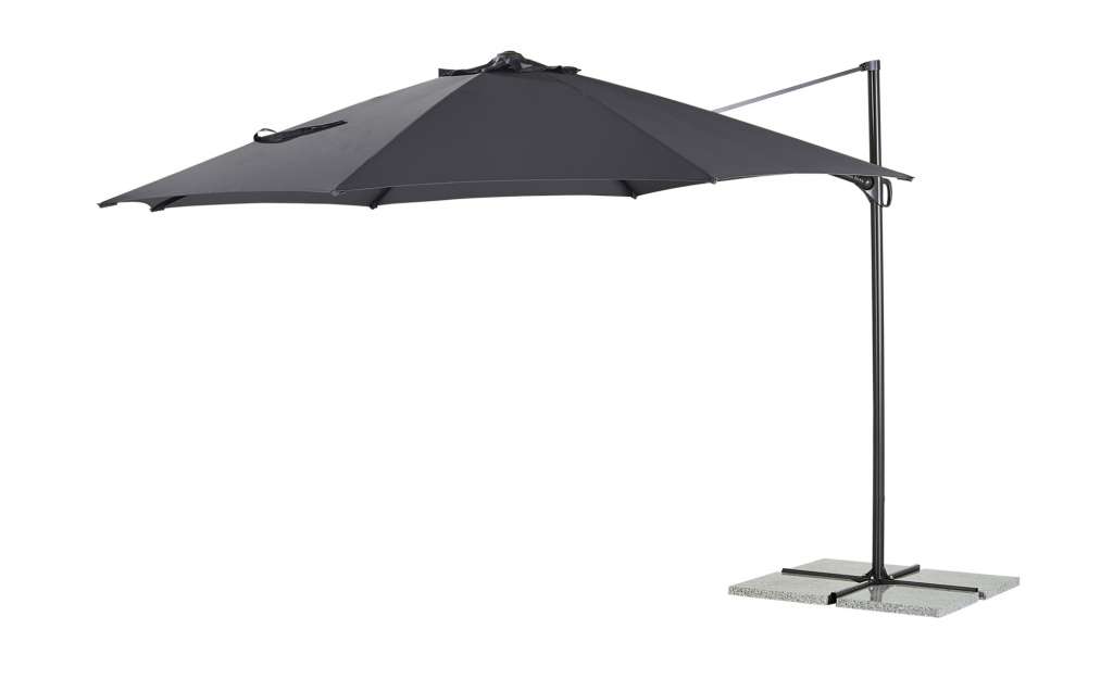 Ampelschirm   Capri Comfort ¦ grauØ: [360.0] Garten > Sonnenschutz > Ampelschirme - Höffner