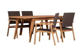 Garten-Diningset  Constanza ¦ braun Garten > Gartenmöbel > Gartenmöbel Sets - Höffner