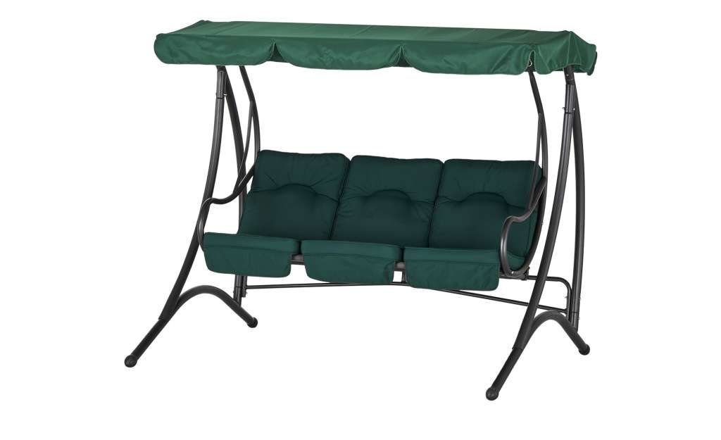 a casa mia Hollywoodschaukel  Aurora 2 ¦ grün ¦ Maße (cm): B: 142 H: 167 Garten > Garten Lounge-Möbel > Hollywoodschaukeln - Höffner