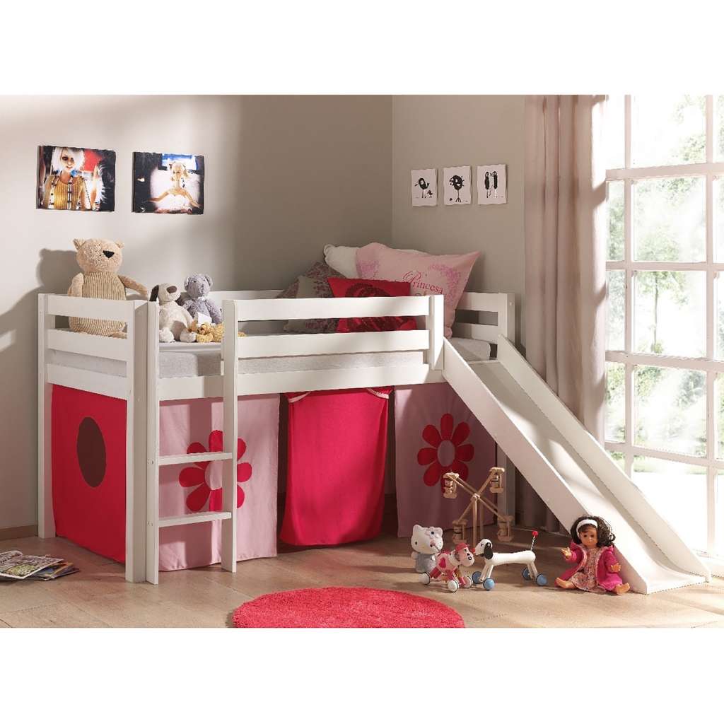 home24 Spielbett Pino Pink Flower