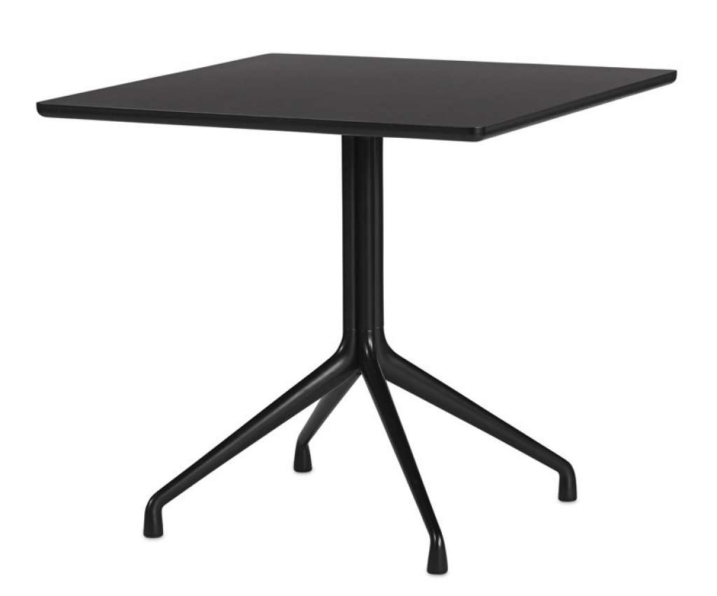 HAY - About A Table AAT15 - 80 x 80 x 73 cm - Gestell schwarz/Tischplatte schwarz - indoor