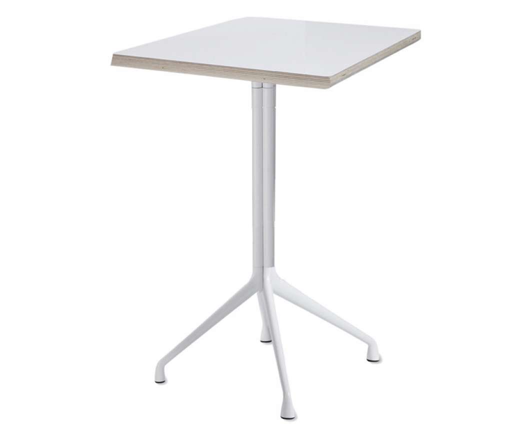 HAY - About A Table AAT15 - 80 x 80 x 105 cm - Gestell weiß/Tischplatte weiß - indoor