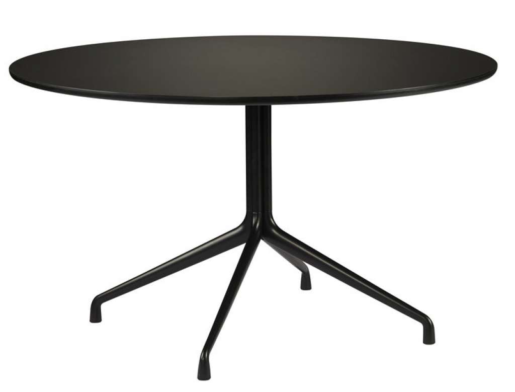 HAY - About A Table AAT20 - Ø128 x 73 cm - Gestell schwarz/Tischplatte schwarz - indoor