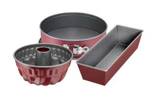 KAISER Backform-Set, 3-teilig  Classic Plus ¦ rot ¦ Metall Backen & Zubehör > Backformen - Höffner