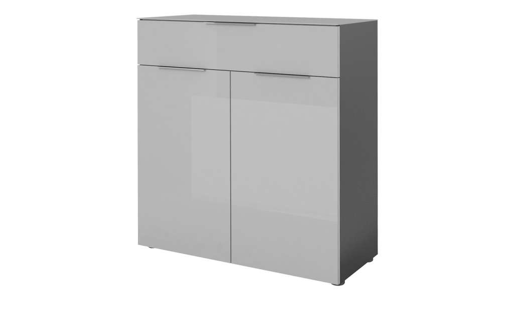 Schuhschrank  Vitreo ¦ grau ¦ Maße (cm): B: 90,2 H: 98,7 T: 40 Garderoben & Kleiderstangen > Schuhschränke - Höffner