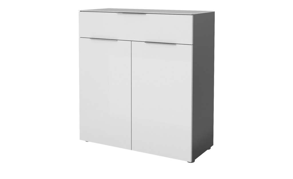 Schuhschrank  Vitreo ¦ weiß ¦ Maße (cm): B: 90,2 H: 98,7 T: 40 Garderoben & Kleiderstangen > Schuhschränke - Höffner
