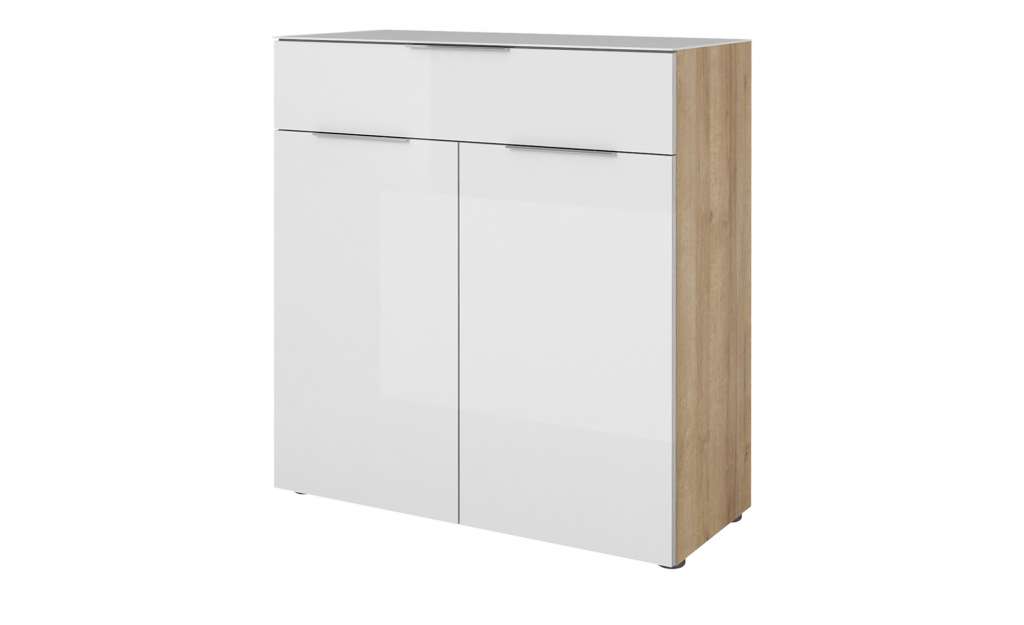 Schuhschrank  Vitreo ¦ weiß ¦ Maße (cm): B: 90,2 H: 98,7 T: 40 Garderoben & Kleiderstangen > Schuhschränke - Höffner