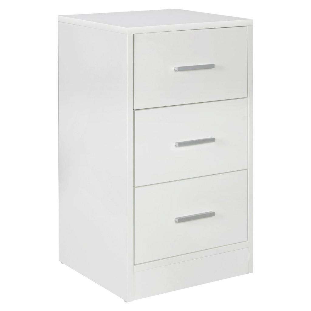 NACHTKÄSTCHEN Weiß 37,5/68/35 cm