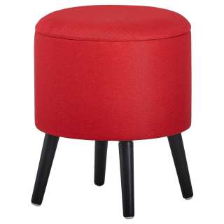 HOCKER Webstoff Rot, Schwarz