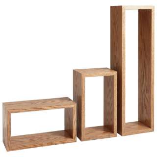 WANDREGALSET Eiche furniert Eichefarben