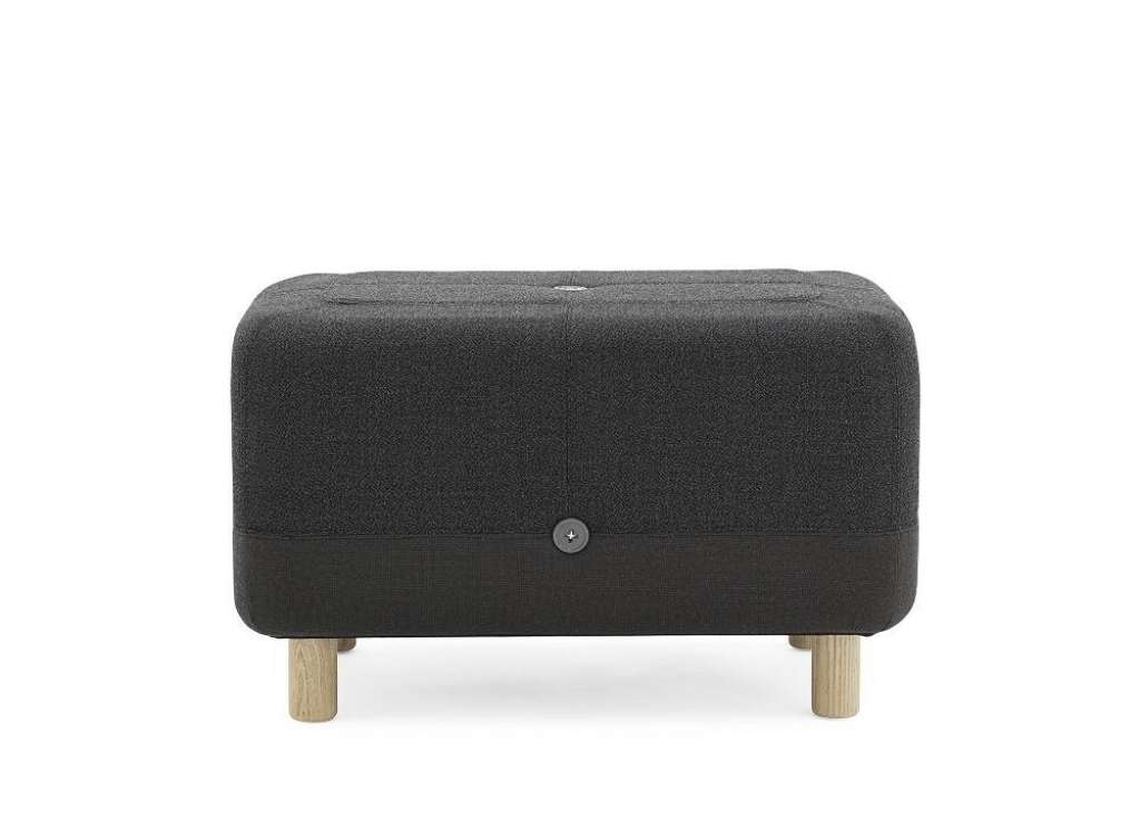 Normann Copenhagen - Sumo Pouf - Dark Grey Hybrid - indoor