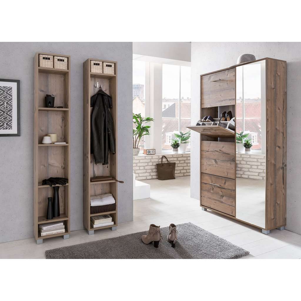 home24 Kompaktgarderobe Nadin (3-teilig)