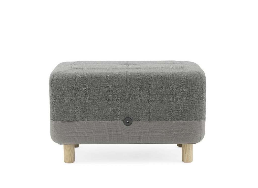 Normann Copenhagen - Sumo Pouf - Grey Hybrid - indoor