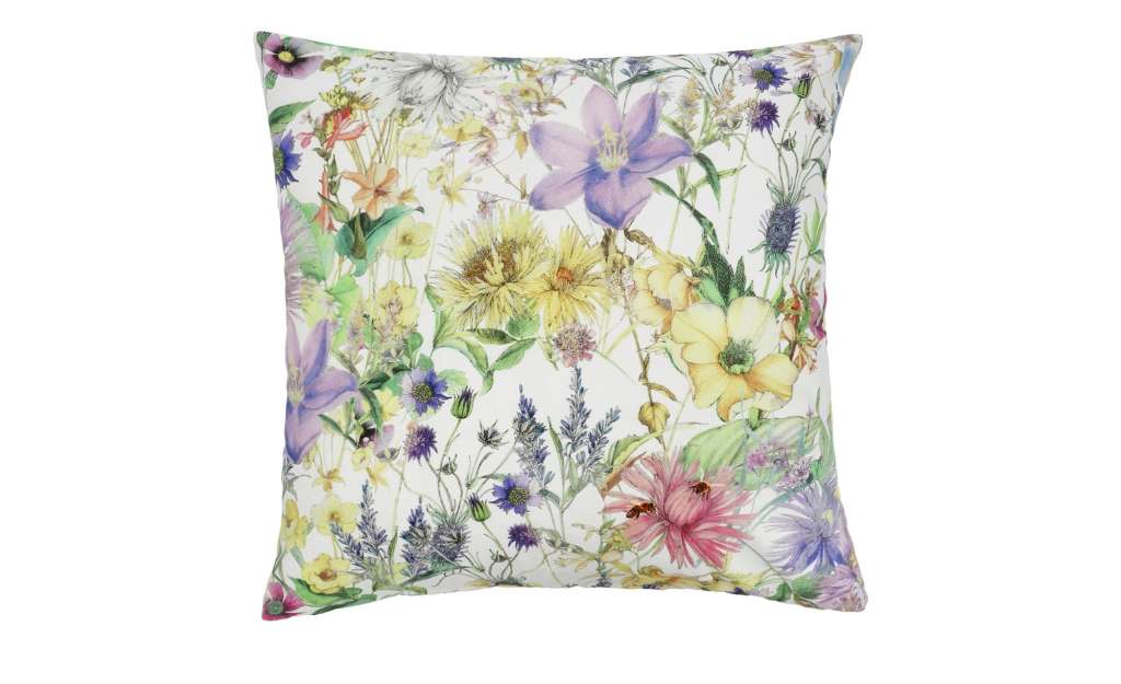 LAVIDA Kissen  Blumenparadies ¦ mehrfarbig ¦ 100% Polyesterfüllung ¦ Maße (cm): B: 45 Heimtextilien > Kissen > Dekokissen - Höffner