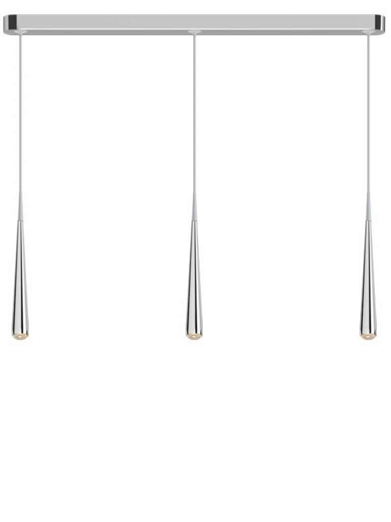 Tobias Grau - Niceone Trace 3/110 - aluminium/ grau/ aluminium - indoor