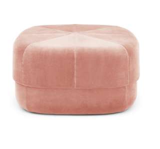 Normann Copenhagen - Circus Hocker - Blush Velour - L - indoor