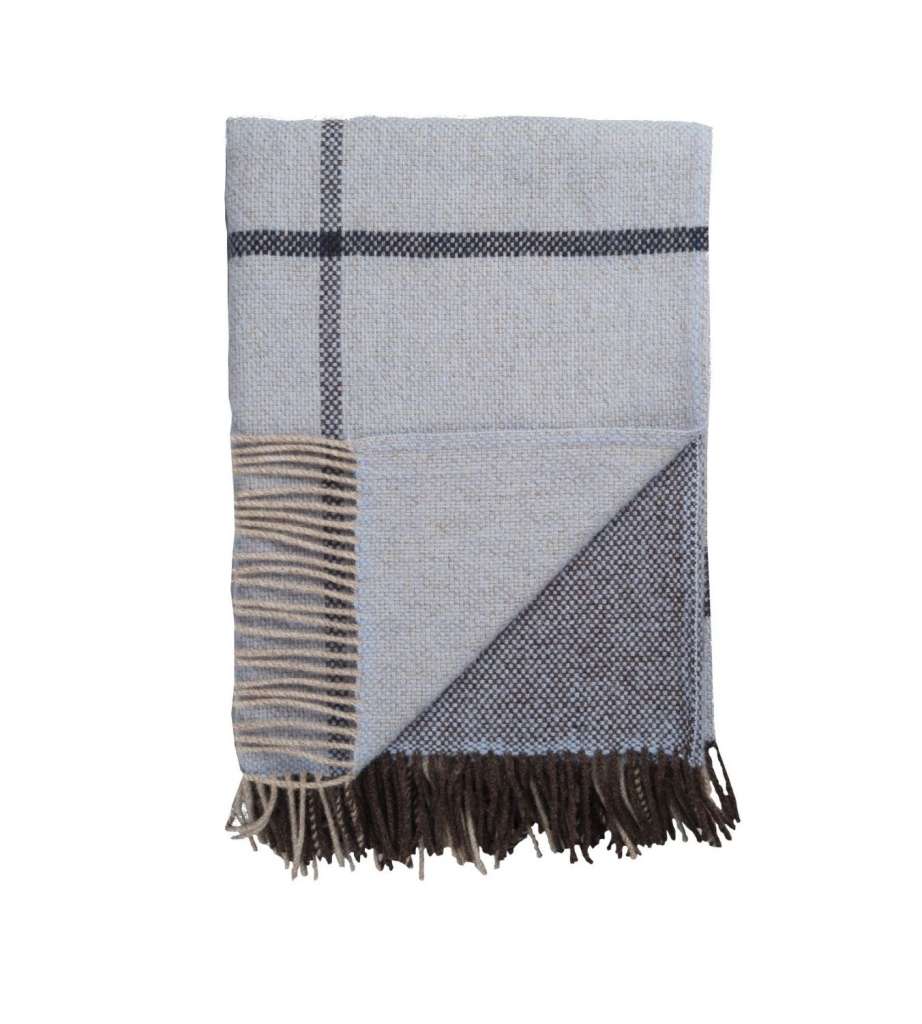 Roros Tweed - Filos Decke - blue - indoor