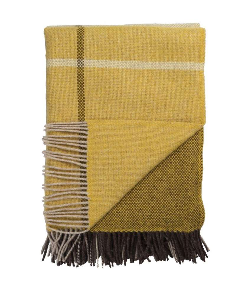 Roros Tweed - Filos Decke - yellow - indoor