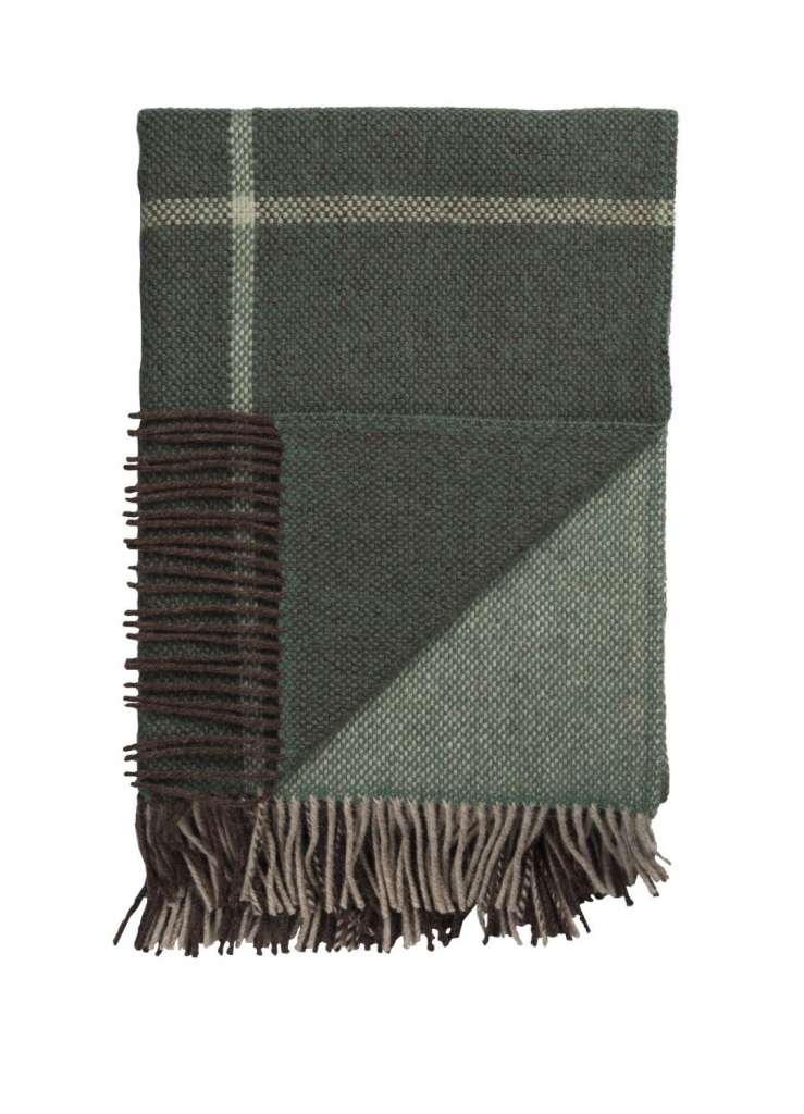 Roros Tweed - Filos Decke - green - indoor