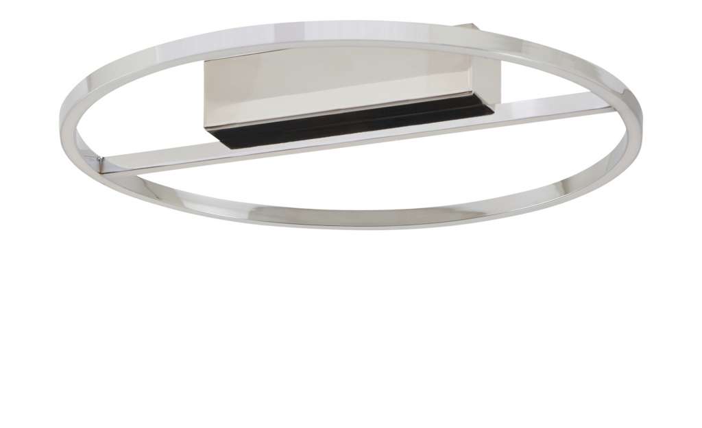 KHG LED-Deckenleuchte, chrom ¦ silber ¦ Maße (cm): H: 5,5 Ø: [40.0] Lampen & Leuchten > Innenleuchten > Deckenleuchten - Höffner