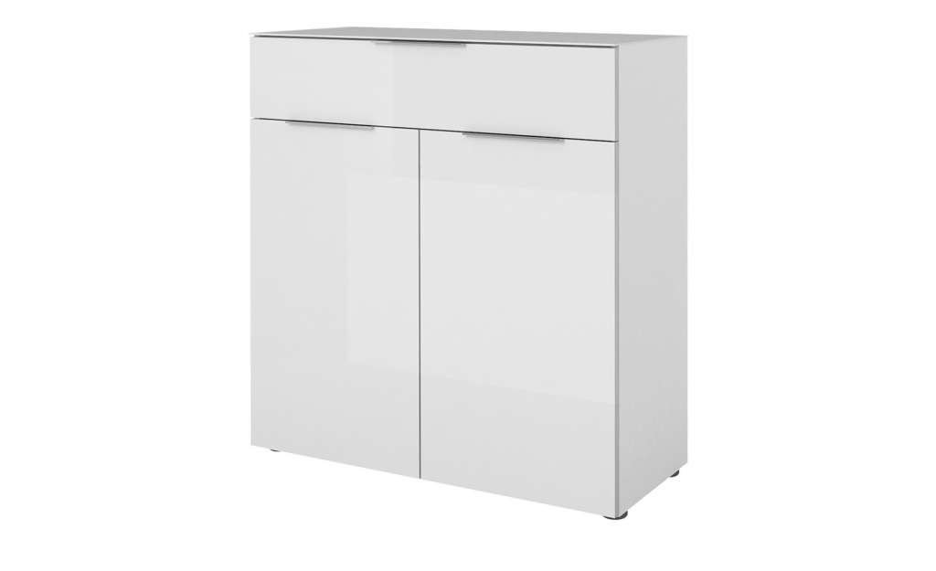 Schuhschrank  Vitreo ¦ weiß ¦ Maße (cm): B: 90,2 H: 98,7 T: 40 Garderoben & Kleiderstangen > Schuhschränke - Höffner