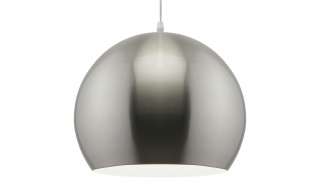HOME STORY LED-Pendelleuchte, 1-flammig, Nickel-matt mit Fernbedienung ¦ silber ¦ Maße (cm): H: 100 Ø: [35.0] Lampen & Leuchten > LED-Leuchten > LED-Pendelleuchten - Höffner