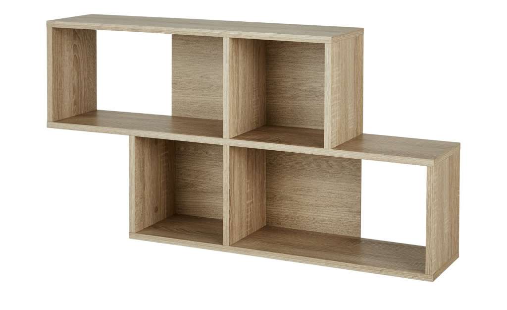 Hängeregal  Veglio ¦ holzfarben ¦ Maße (cm): B: 107 H: 53 T: 20 Regale > Bücherregale - Höffner