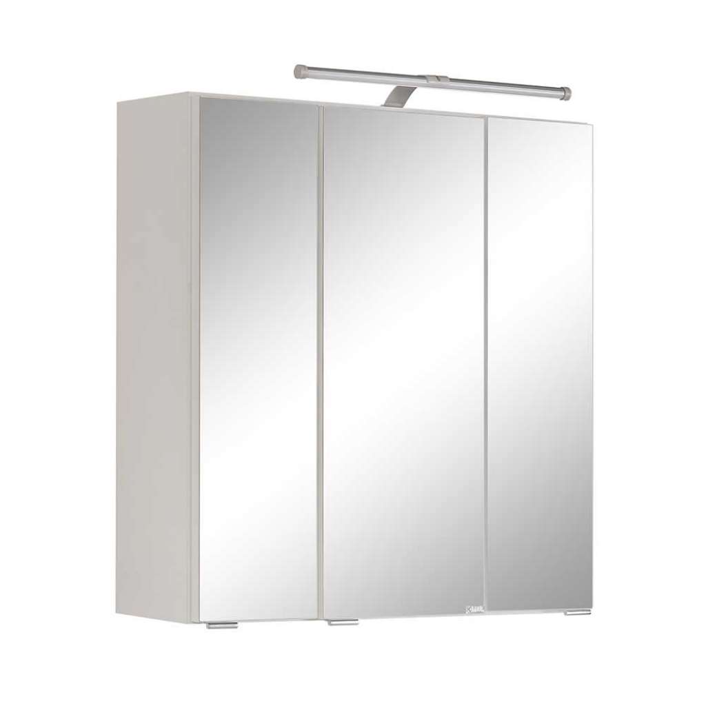 Badezimmer Spiegelschrank in Weiß LED Beleuchtung
