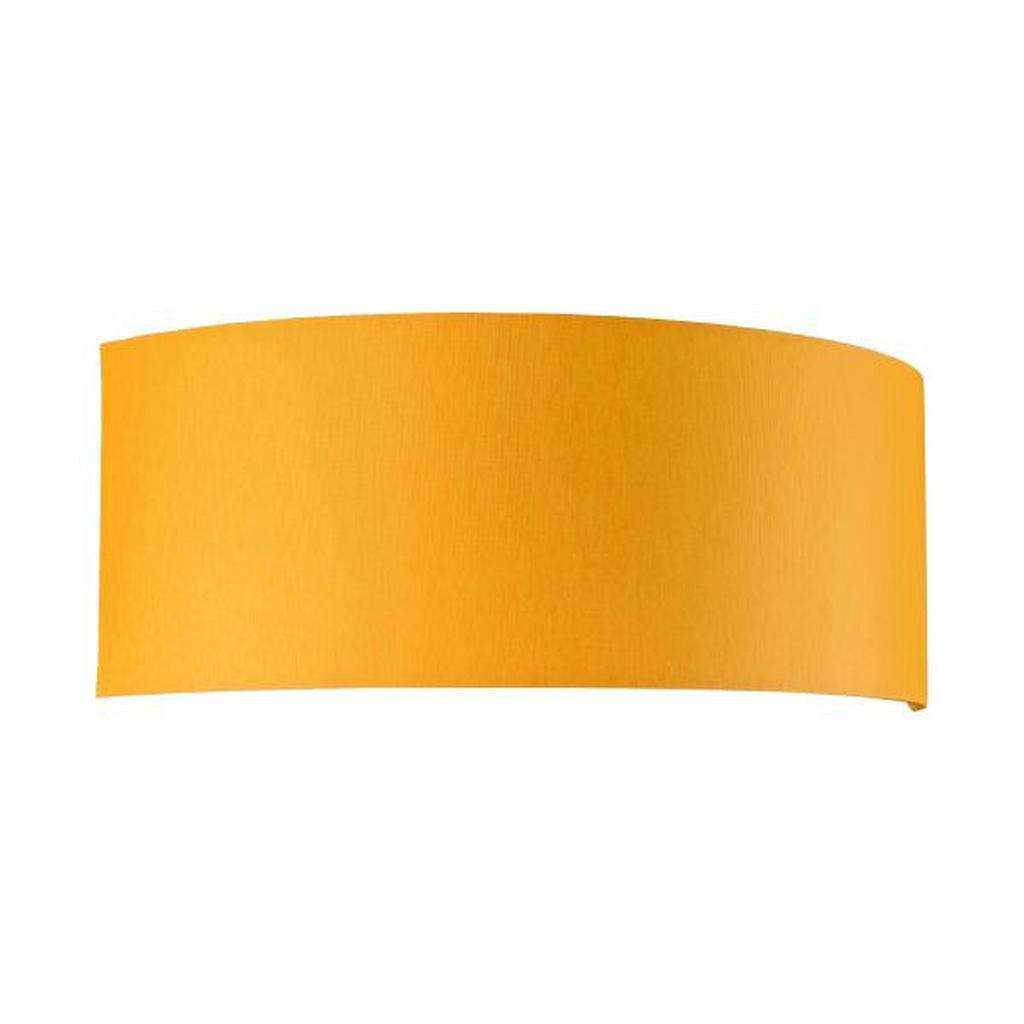 LEUCHTENSCHIRM Gelb, Weiß Kunststoff, Textil