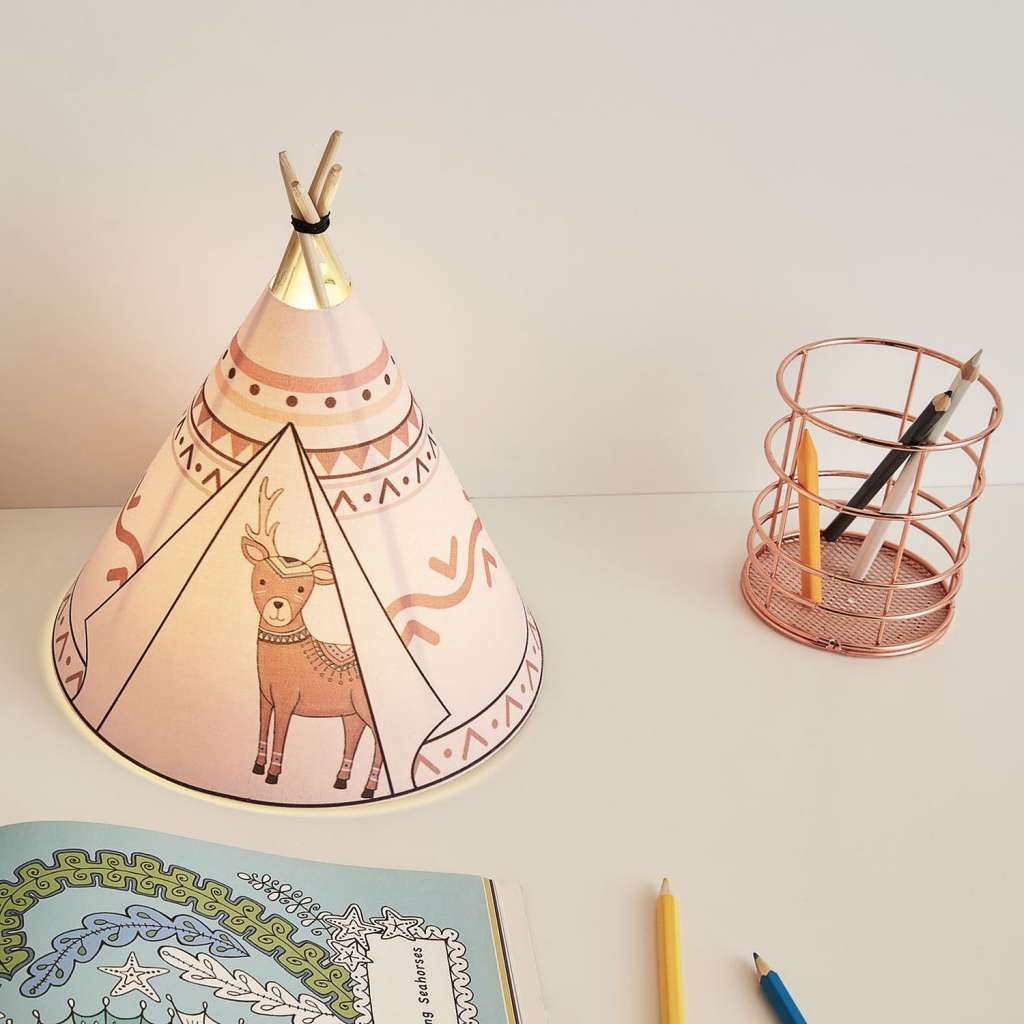 home24 LED-Tischleuchte Twinkle Tipi I
