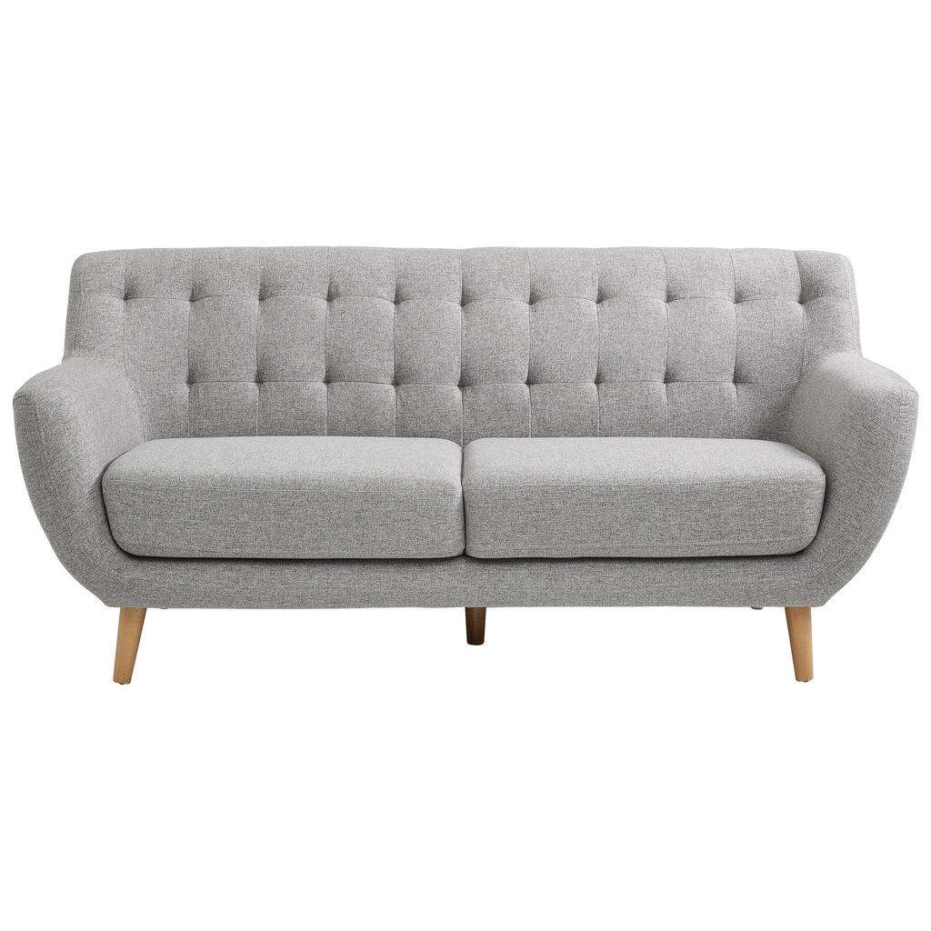DREISITZER-SOFA Hellgrau