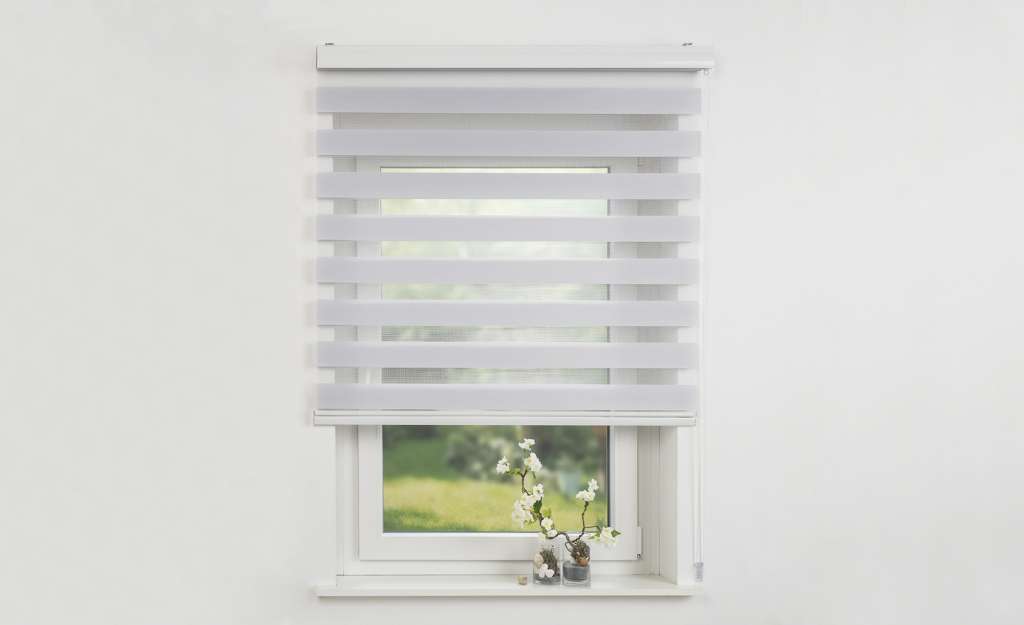 HOME STORY Duo-Rollo mit Blende ¦ grau ¦ Polyestergewebe ¦ Maße (cm): B: 90 Gardinen & Vorhänge > Rollos & Sonnenschutz > Rollos - Höffner