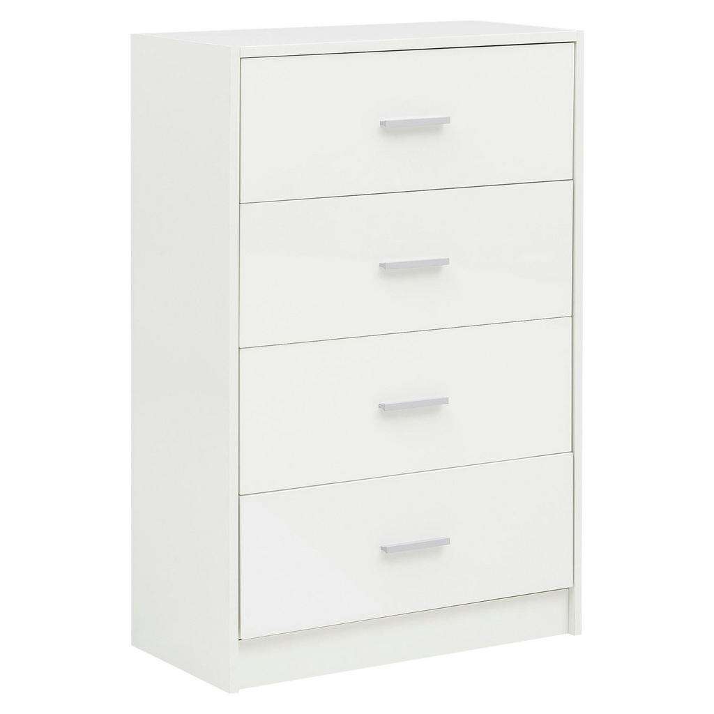 HIGHBOARD Hochglanz, lackiert, melaminharzbeschichtet Weiß