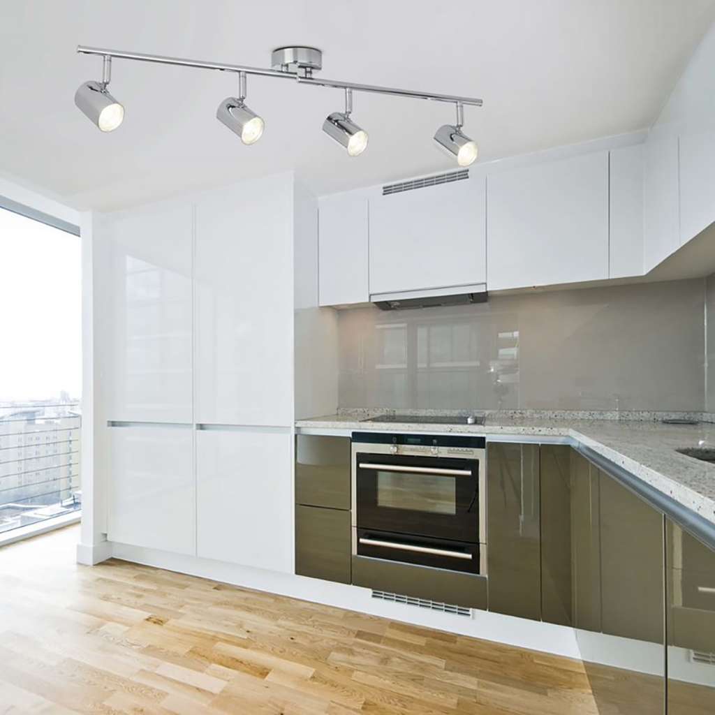 home24 LED-Deckenleuchte Rollo II