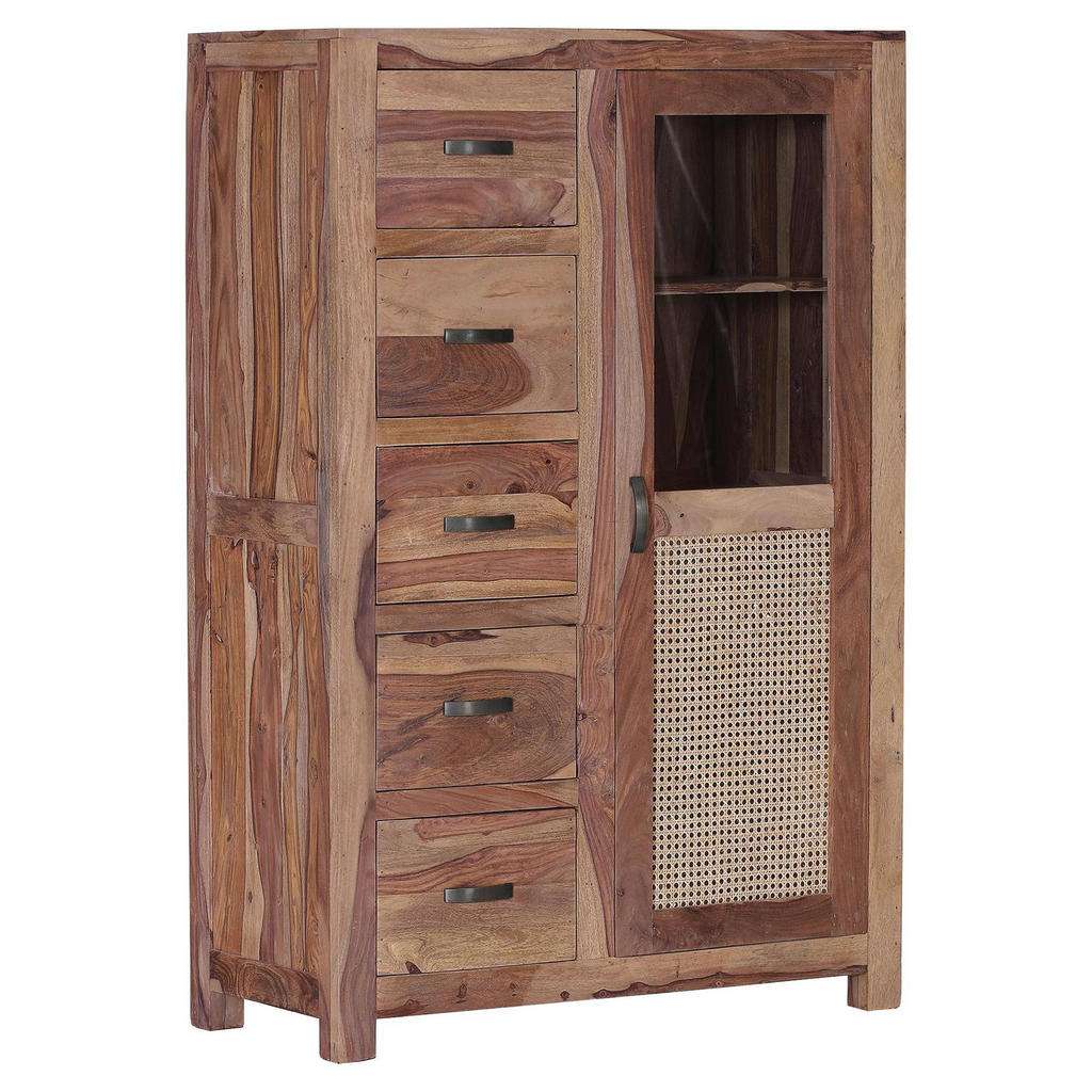 HIGHBOARD Sheesham massiv lackiert, gebeizt Sheeshamfarben
