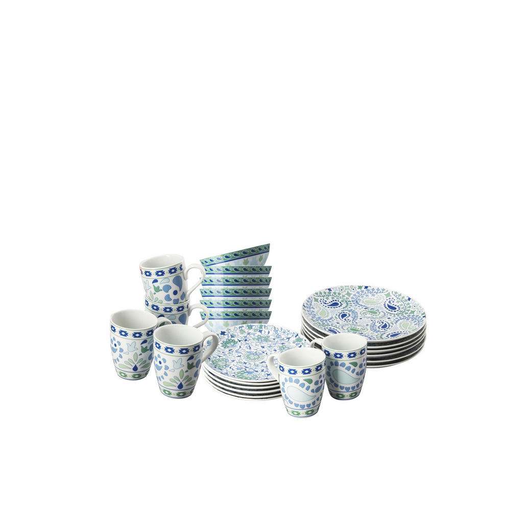 Bone China KOMBISERVICE 24-teilig